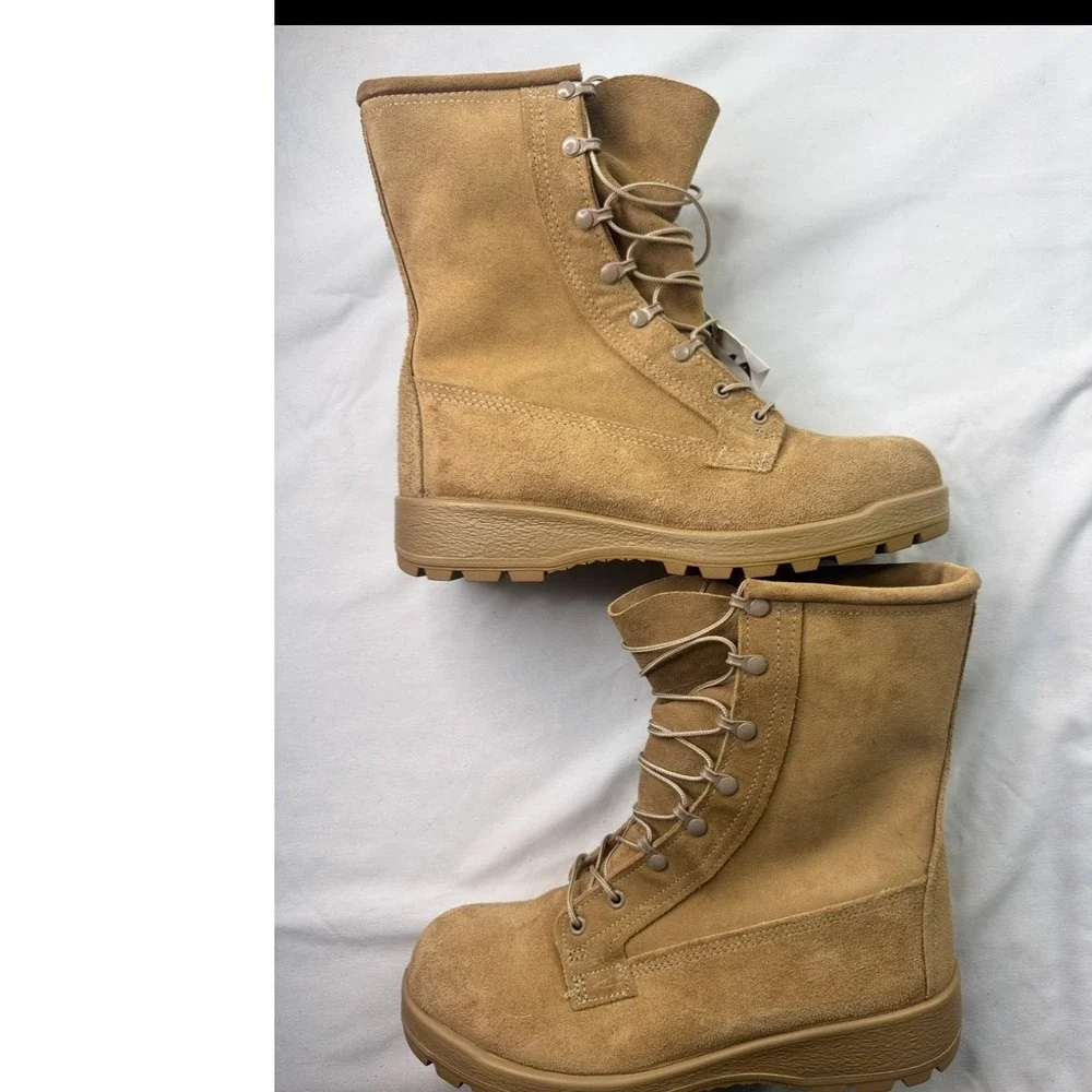 Altama 11461B Mens Gore-Tex Weather Combat Boots Tan Suede 10R NSN 8430016193502